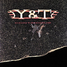 the album cover for Y&T - Contagious (Hol)