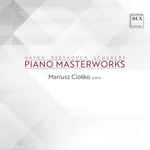 the album cover for Mariusz Ciolko - Pno Masterpieces