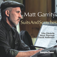 the album cover for Matt Garrity - Suits & Scotches