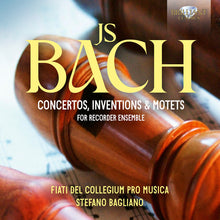 the album cover for Collegium Pro Musica - J.S. Bach: Cons Inventions & Motets For Recorder