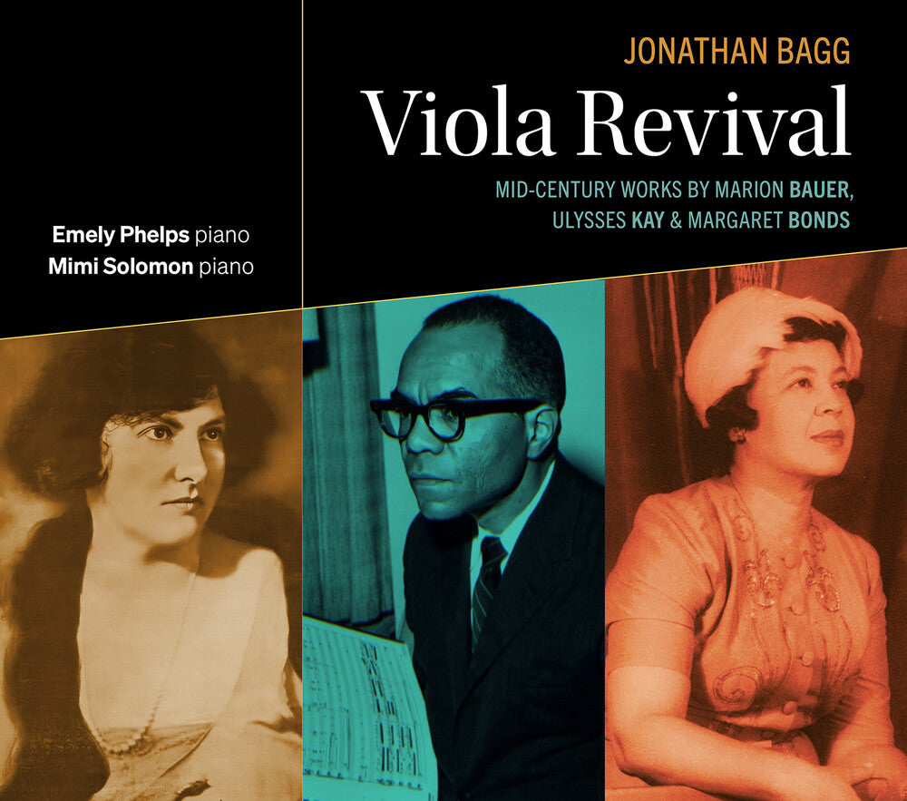 Jonathan Bagg - Viola Revival: Mid-Century Works By Marion Bauer [CD]