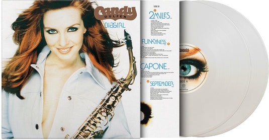 the album cover for Candy Dulfer - Big Girl [180 Gram White Colored Vinyl]
