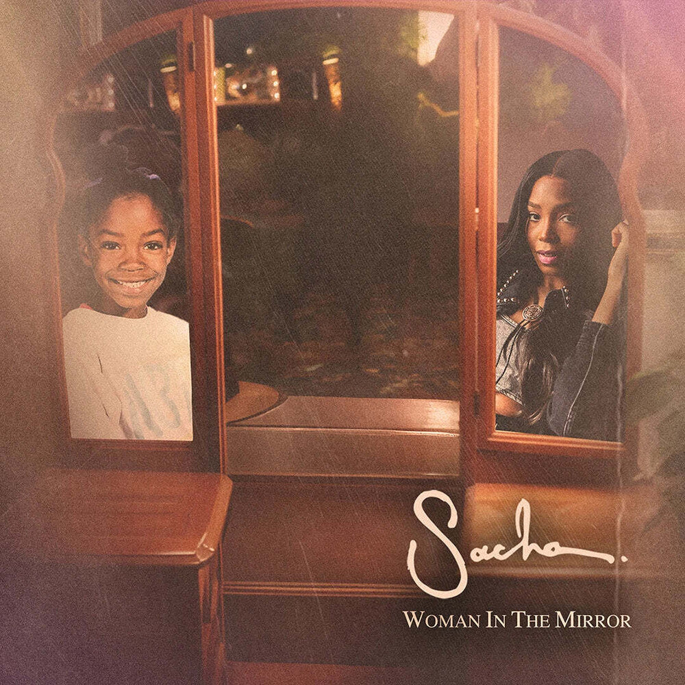 the album cover for Sacha - Woman In The Mirror (Can)