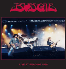 the album cover for Budgie - Live In Reading 1980 (Uk)