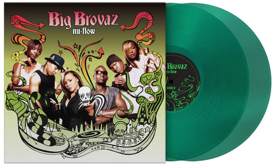 the album cover for Big Brovaz - Nu Flow [Colored Vinyl] (Grn) [Limited Edition] [180 Gram] (Hol)