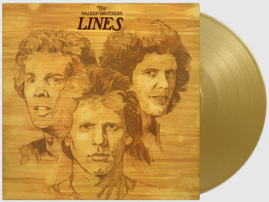 the album cover for Walker Brothers - Lines [Colored Vinyl] (Gol) [Limited Edition] [180 Gram] (Hol)