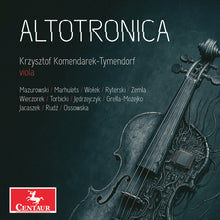 the album cover for Komendarek-Krzysztof Tymendorf - Altotronica
