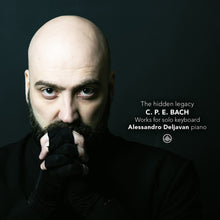 the album cover for Alessandro Deljavan - Hidden Legacy - Works For Solo Keyboard