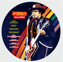 the album cover for Bo Diddley - I'm A Man (Live '84)