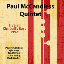 Paul Mccandless - Live At Kimball's East 1992 [CD]