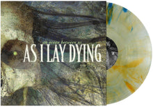 the album cover for As I Lay Dying - Ocean Between Us [Yellow and Blue Smoke]