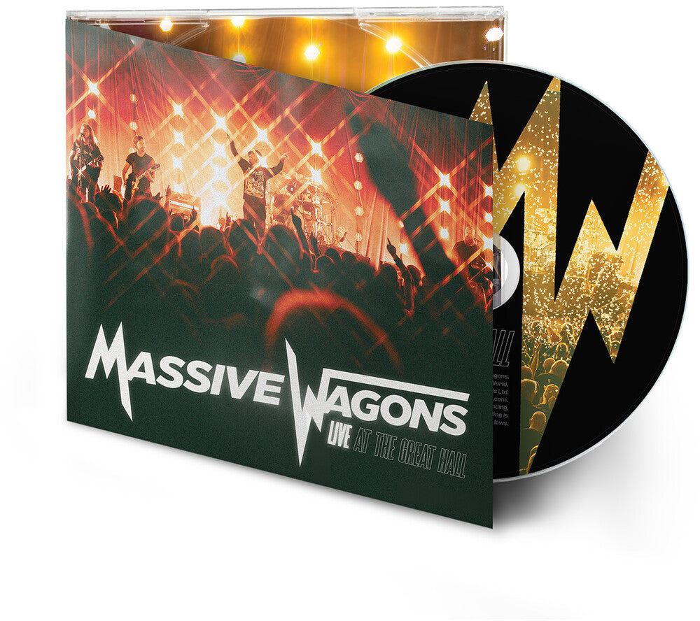 the album cover for Massive Wagons - Live At The Great Hall