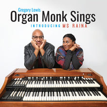 the album cover for Gregory Lewis - Organ Monk Sings