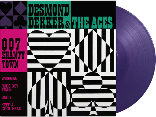 the album cover for Desmond Dekker  & The Aces - 007 Shanty Town [Colored Vinyl] [Limited Edition] [180 Gram] (Purp) (Hol)