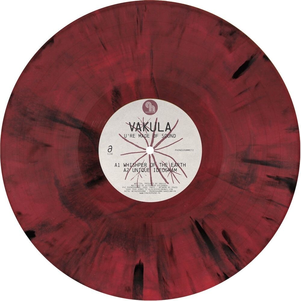 the album cover for Vakula - U're Made Of Sound