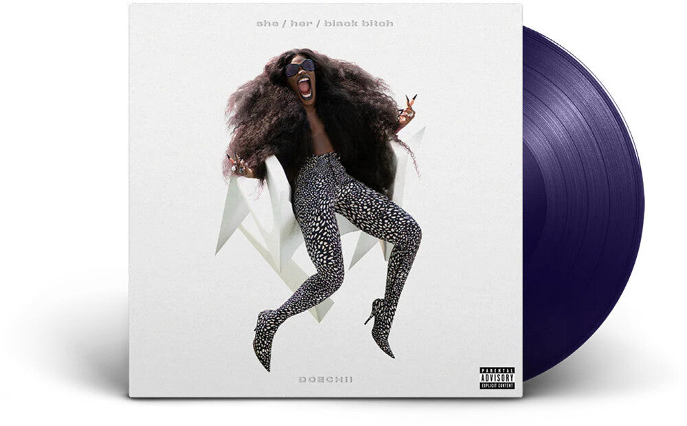 the album cover for Doechii - She / Her / Black Bitch [Colored Vinyl] [Limited Edition] (Can)