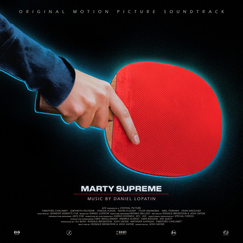the album cover for Daniel Lopatin  (Colv) (Cvnl) - Marty Supreme - O.S.T. [Colored Vinyl] [Clear Vinyl]