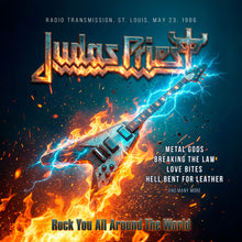 the album cover for Judas Priest - Rock You All Around The World