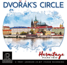 the album cover for Hermitage Piano Trio - Dvorak's Circle
