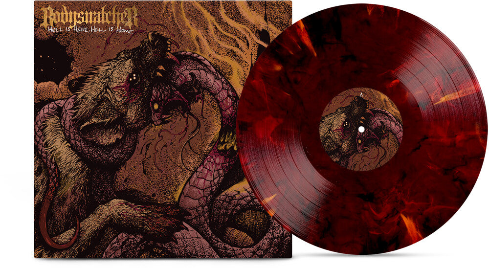 the album cover for Bodysnatcher - Hell Is Here Hell Is Home