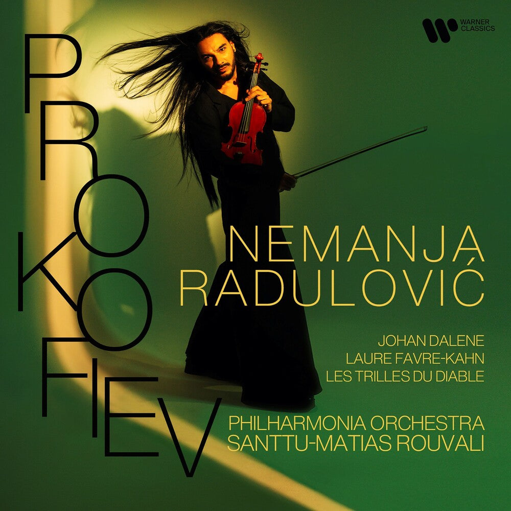 the album cover for Nemanja Radulovic - Prokofiev