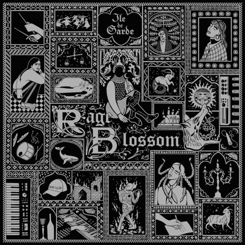 the album cover for Ile De Garde - Rage Blossom