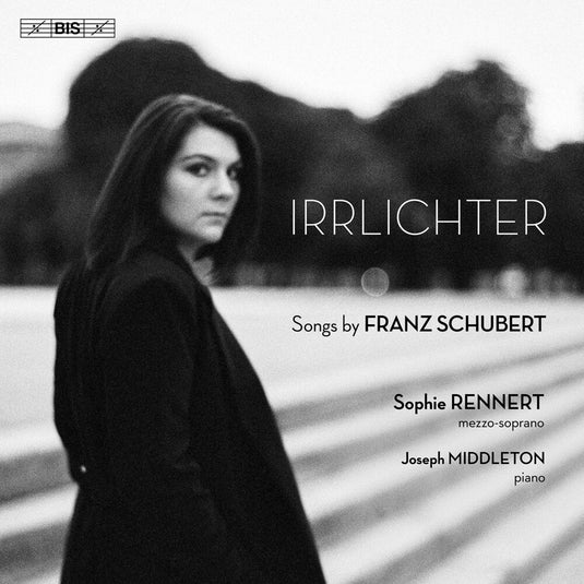 the album cover for Sophie Rennert - Irrlichter - Schubert Songs