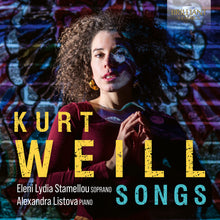the album cover for Eleni Stamellou  Lydia - Weill: Songs