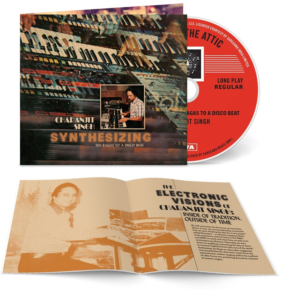 Pre-Order: Charanjit Singh - Synthesizing: Ten Ragas To A Disco Beat [Deluxe] Music CD