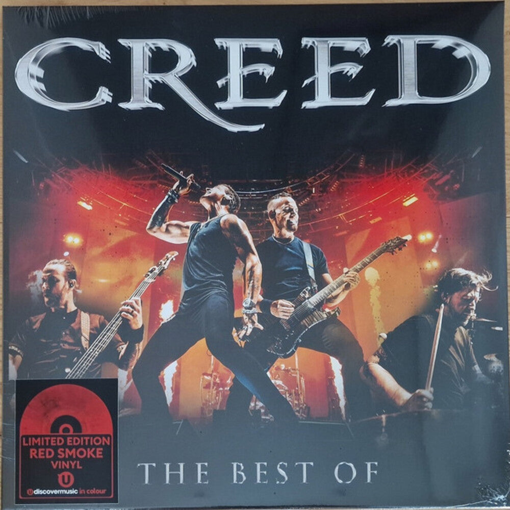 the album cover for Creed - Best Of Creed - Red Marble Vinyl [Colored Vinyl] (Red)