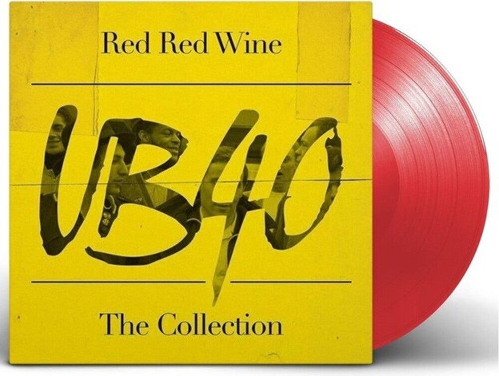 the album cover for UB40 - Red Red Wine: The Collection - Red Vinyl [Colored Vinyl]