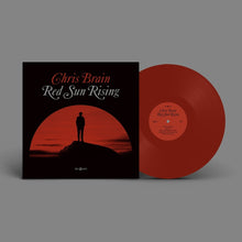 the album cover for Brain, Chris - Red Sun Rising - Gatefold Red Colored Vinyl
