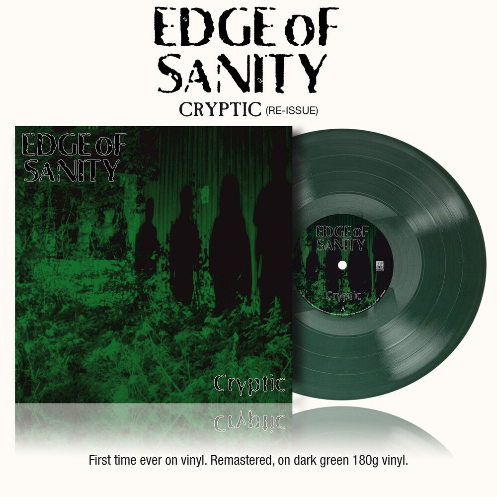 the album cover for Edge Of Sanity - Cryptic [Colored Vinyl] (Grn) [180 Gram] [Reissue]