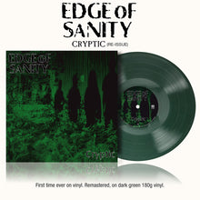 the album cover for Edge Of Sanity - Cryptic [Colored Vinyl] (Grn) [180 Gram] [Reissue]