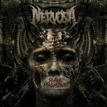 the album cover for Nervosa - Slave Machine