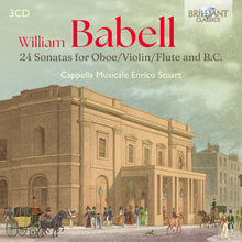 the album cover for Cappella Musicale Enrico Stuart - Babell: 24 Sons For Oboe/Violin/Flute & B.C.