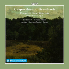 the album cover for Ernst Breidenbach - Complete Pno Qrts & Pno Sextet Op. 5