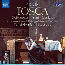 the album cover for Vanessa Goikoetxea - Puccini: Tosca