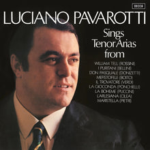 the album cover for Luciano Pavarotti - Sings Tenor Arias From Italian Opera
