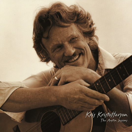 the album cover for Kris Kristofferson - Austin Sessions (Aqu) [Colored Vinyl] [Limited Edition] (Exp)