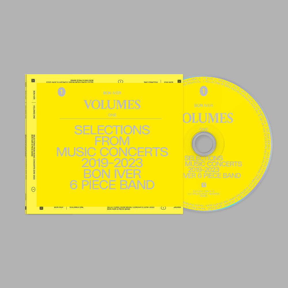 Bon Iver - VOLUMES: ONE "SELECTIONS FROM MUSIC CONCERTS 2019-2023 BON IVER 6 PIECE BAND" [CD]