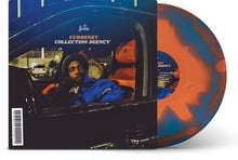 the album cover for Curren$y - Collection Agency - Blue/Orange (Blue) [Colored Vinyl]
