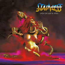 the album cover for Stainless - Lady Of Lust & Steel - Neon Violet [Colored Vinyl] (Viol)