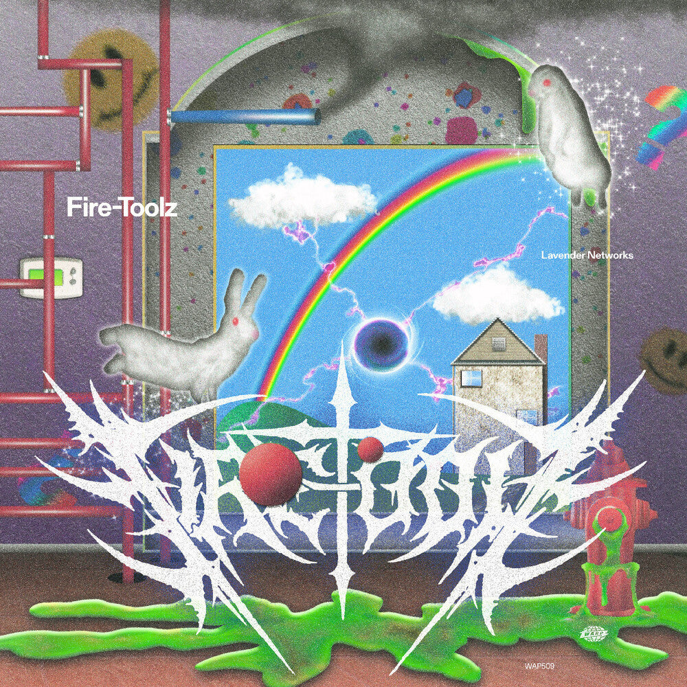 the album cover for Fire-Toolz - Lavender Networks [Lavender Marble]