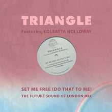 the album cover for Triangle Featuring Holloway, Loleatta - Set Me Free (Do That To Me) - The Future Sound