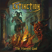 the album cover for Extinction - Horned God