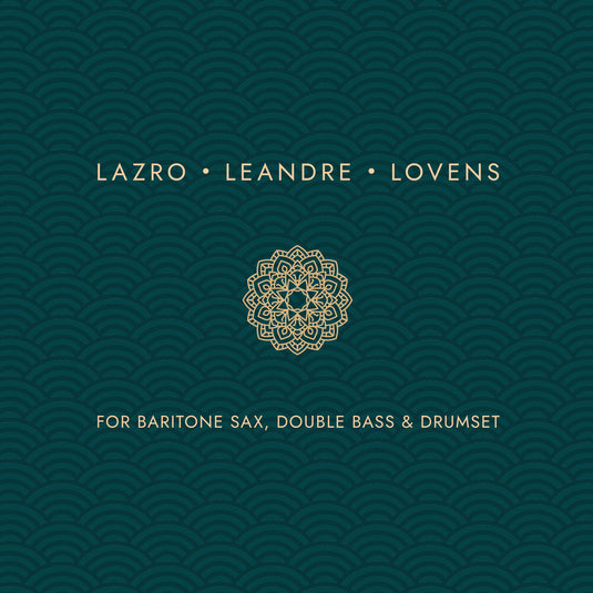 the album cover for Daunik Lazro - For Baritone Sax Double Bass And Drumset