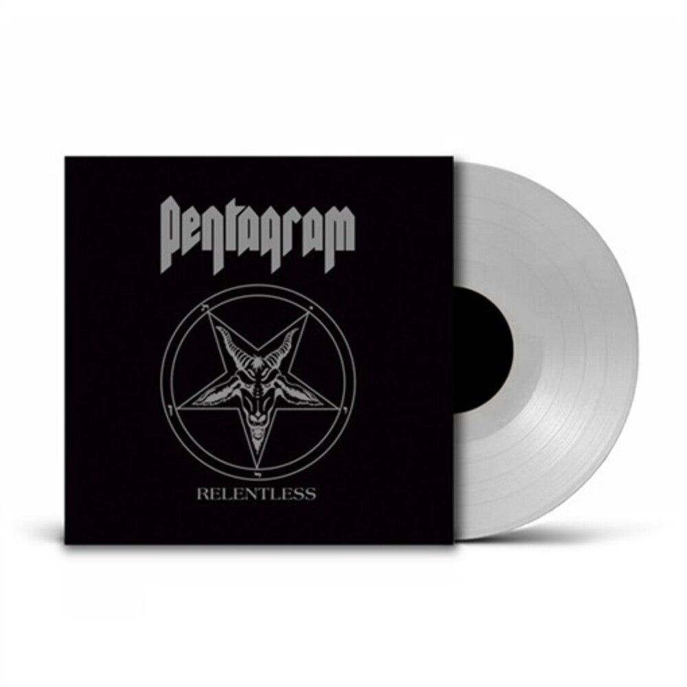the album cover for Pentagram - Relentless - UK Exclusive Clear Vinyl