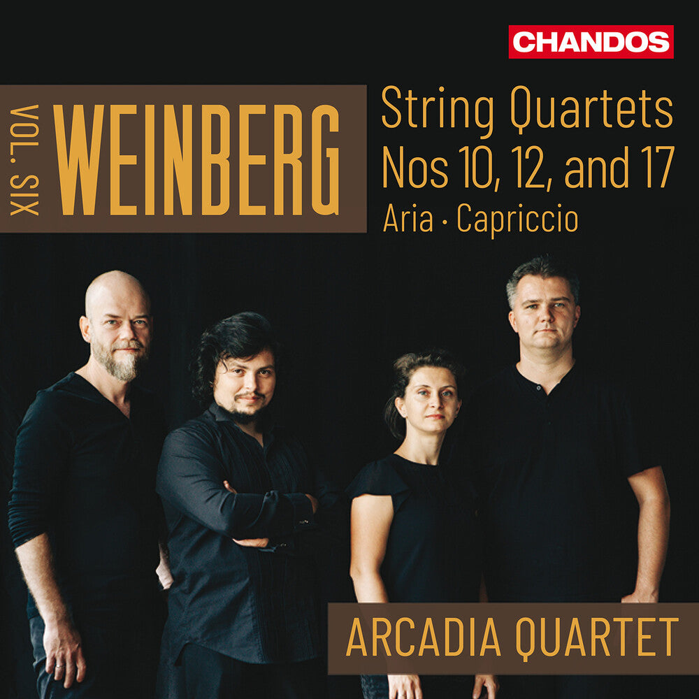 Arcadia Quartet - Weinberg: String Quartets Vol. 6 [CD]