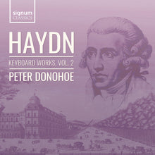 the album cover for Peter Donohoe - Haydn: Keyboard Works Vol. 2